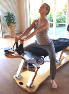 Isabel Verdini Gyrotonic ejercicio de espalda